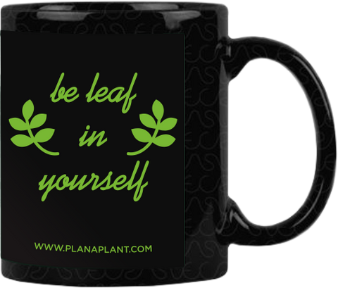 'Be Leaf In Yourself' coffee mug